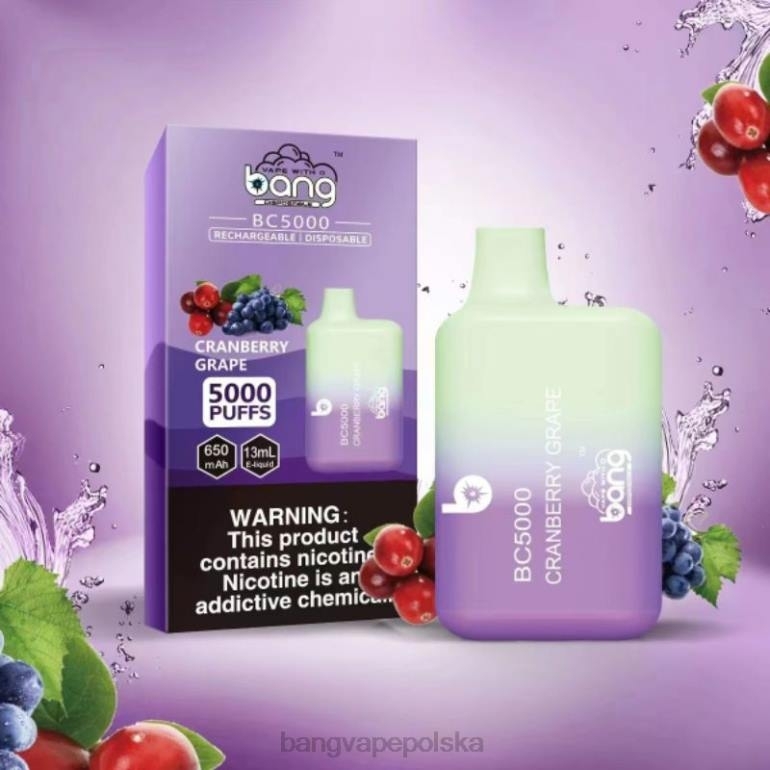 Bang Vape Box BC5000 Długopis typu C o pojemności 5% nic, 5000 zaciągnięć, z możliwością ładowania jednorazowe 2DD29 Bang Vape Shop