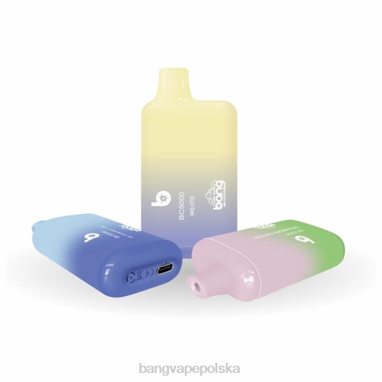 Bang Vape Box BC5000 Długopis typu C o pojemności 5% nic, 5000 zaciągnięć, z możliwością ładowania jednorazowe 2DD29 Bang Vape Shop