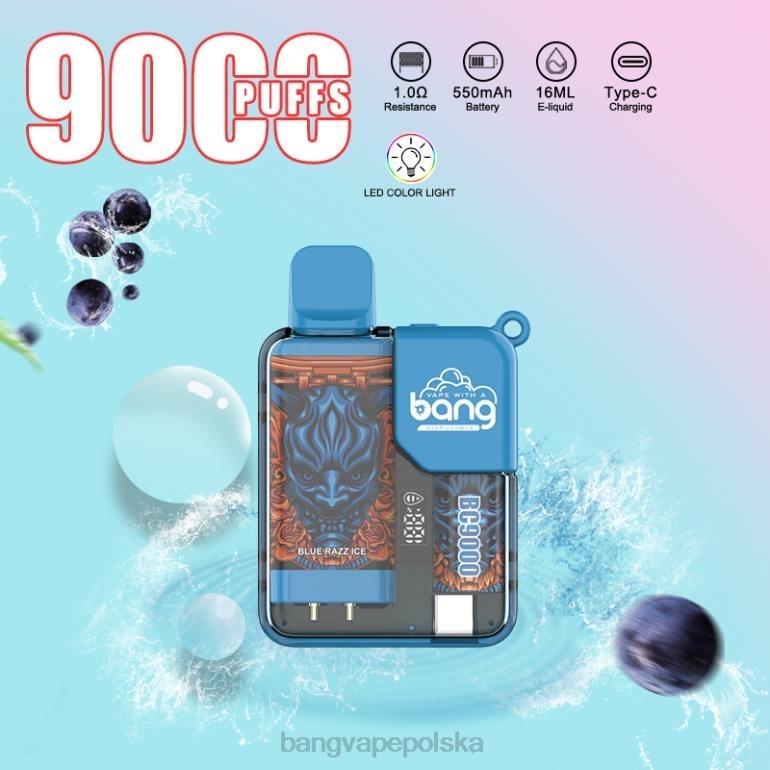 Bang Vape Box BC9000 wstępnie napełnione 16 ml jednorazowe 2DD26 Bang Disposable Vape Review