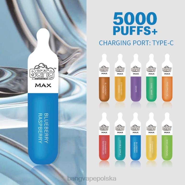 Bang Vape Max Pręt 5000 jednorazowe 2DD210 Bang Box Vape Cena