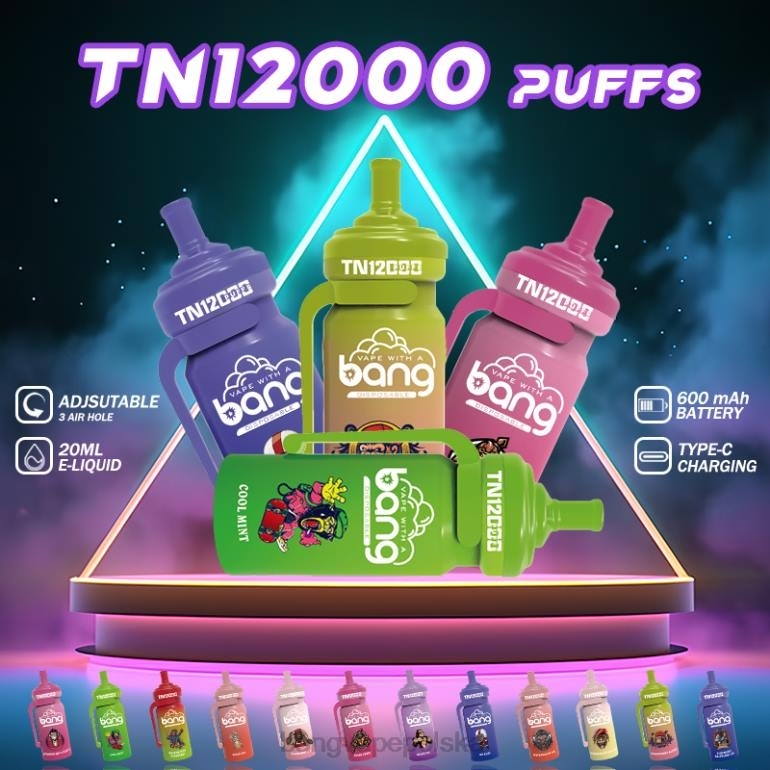 Bang Vape TN12000 kapsuła z cewką siatkową jednorazowe 2DD25 Bang Vape Warszawa
