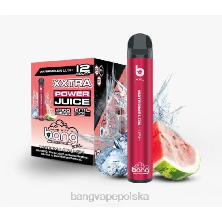 Bang Vape XXL 2000 zaciągnięć arbuz bujny 2DD226 Bang Disposable Vape Review